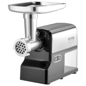 VEVOR Meat Grinder, 4.2 Lbs/Min Capacity Electric Meat Grinders with Blade, Grinding Plate, Sausage Maker, Kubbe Kit, Burger Press, Chopper Attac