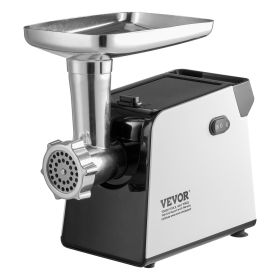 VEVOR Meat Grinder, 3 Lbs/Min Capacity Electric Meat Grinders with Blade, Grinding Plate, Sausage Maker, Kubbe Kit (Default: Default)